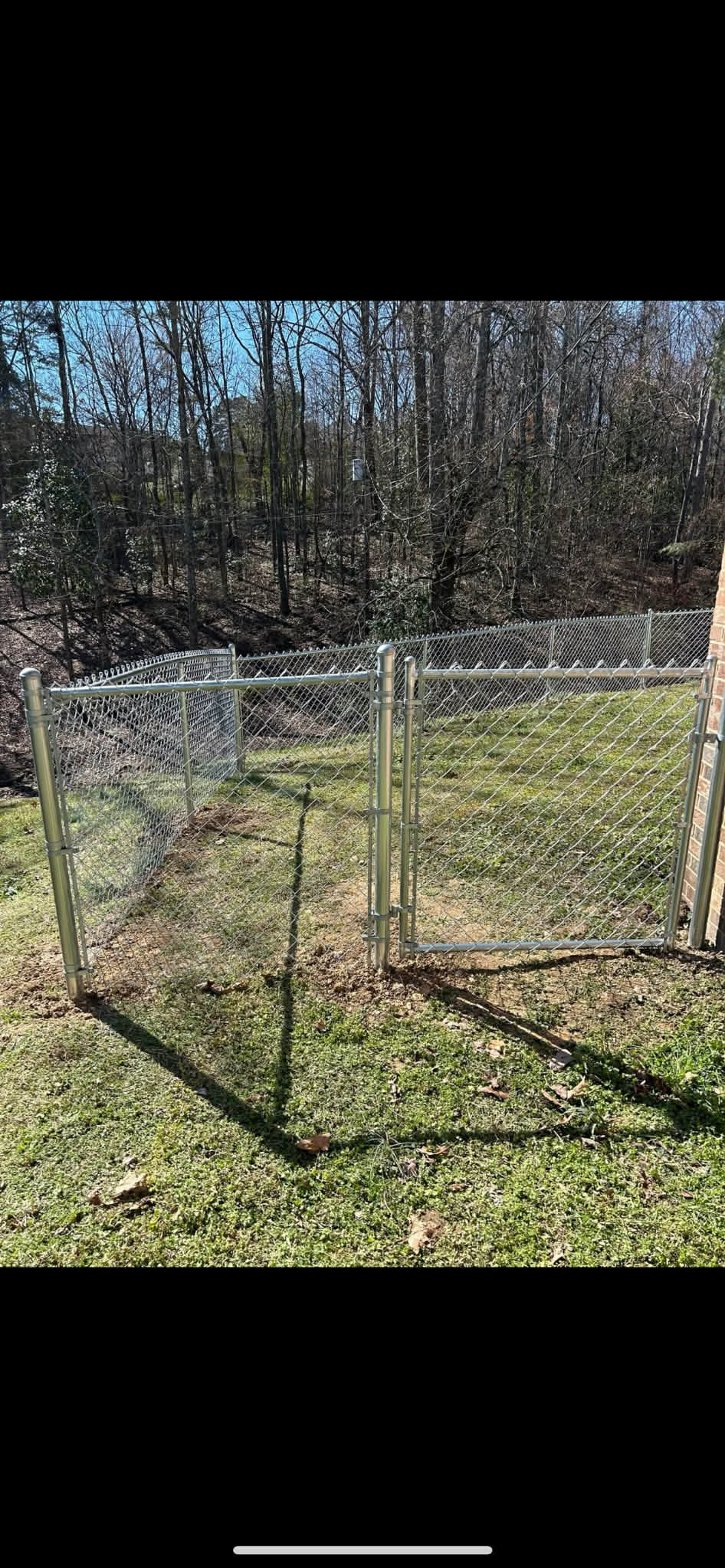 Chain Link Gate Installation