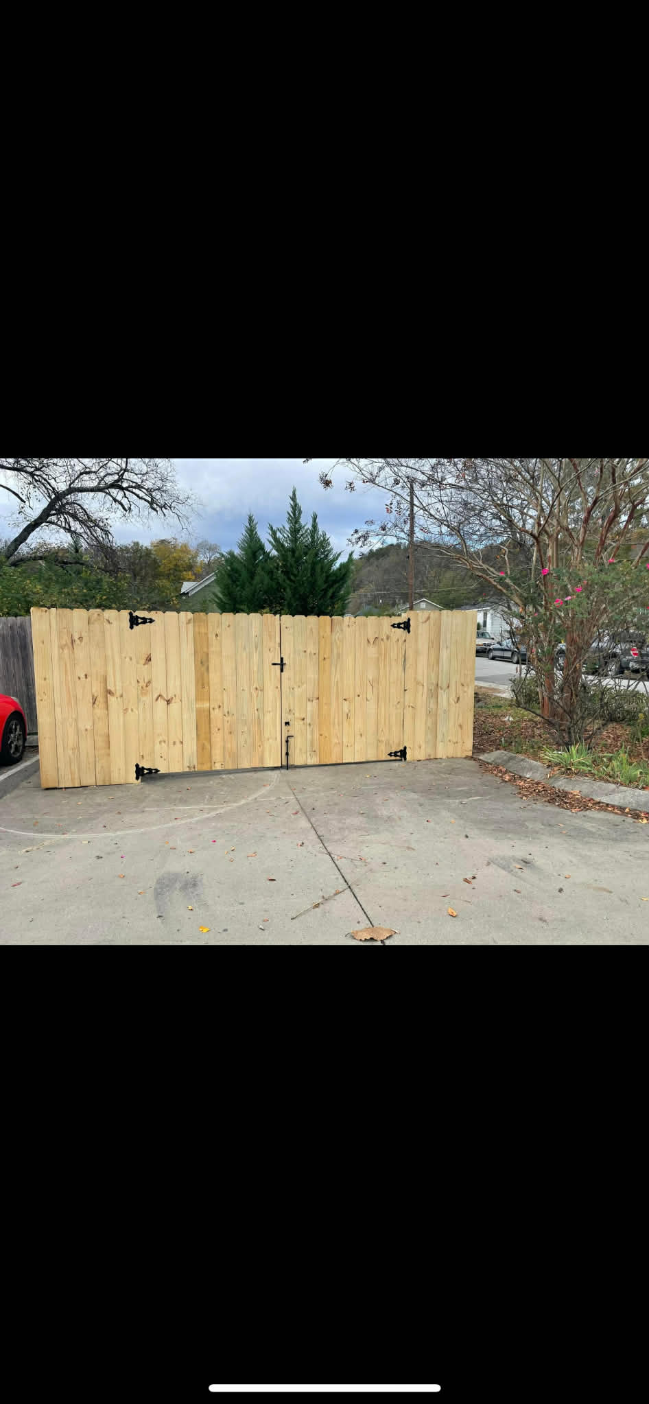 Wood Double Gate