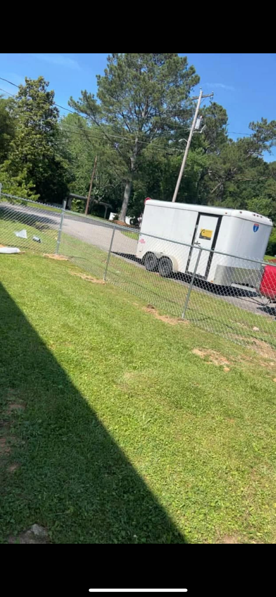 Galvanized Chain Link Roadside