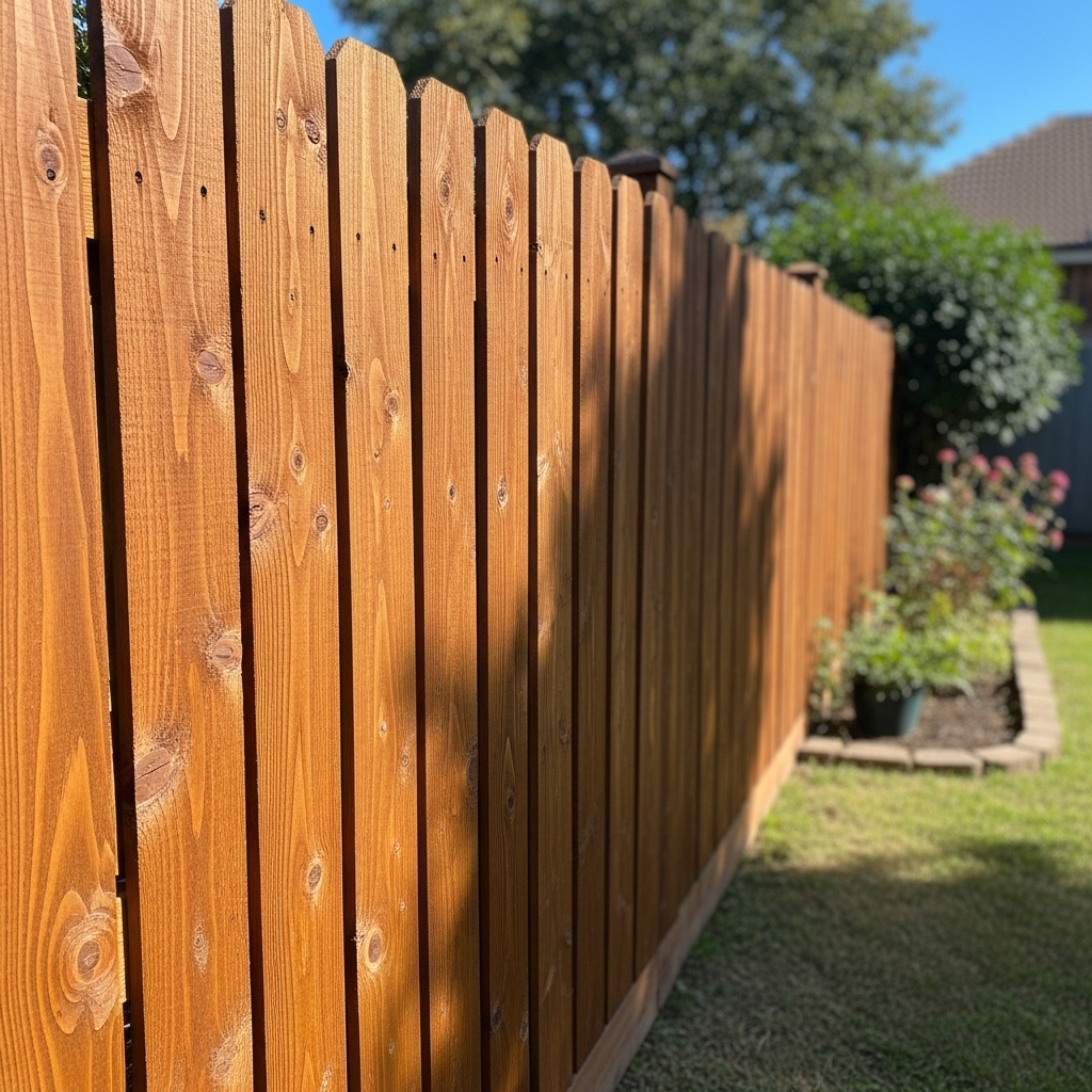 Fence Restoration professional staining by Lewis & Son's LLC in Chattanooga TN